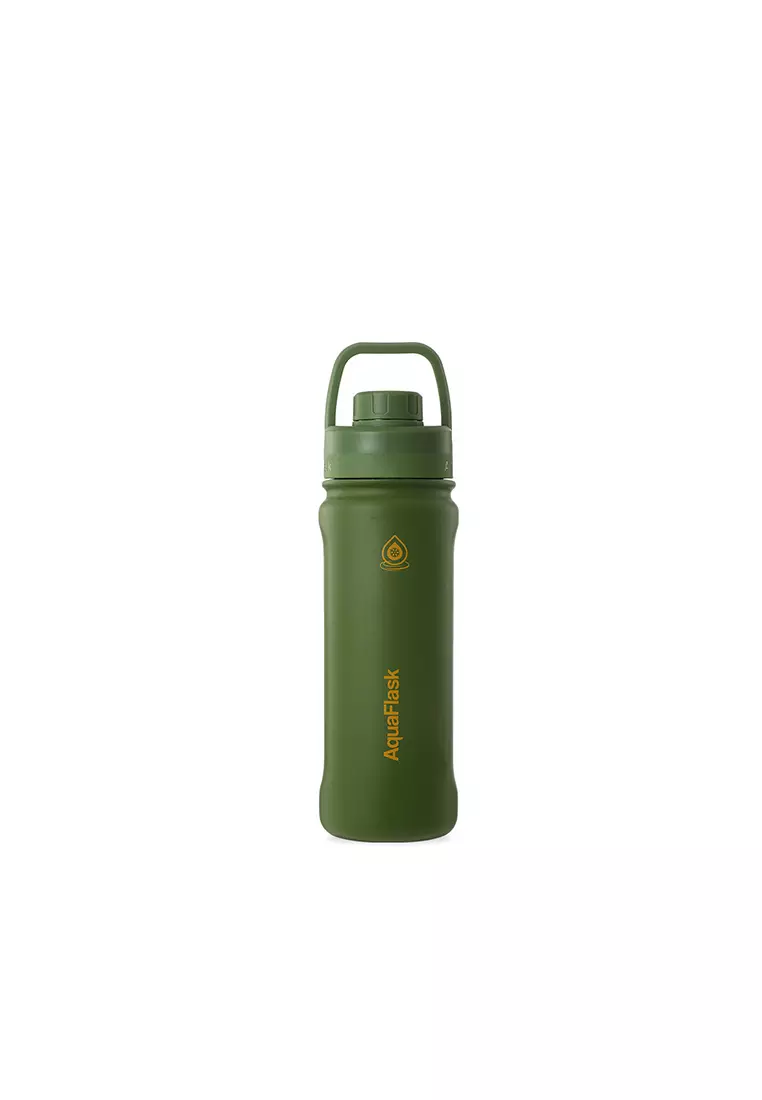 18oz Hunter Green New Sports Lid Bottle Wide Mouth Vacuum Insulated Stainless Steel Drinking Water Bottle