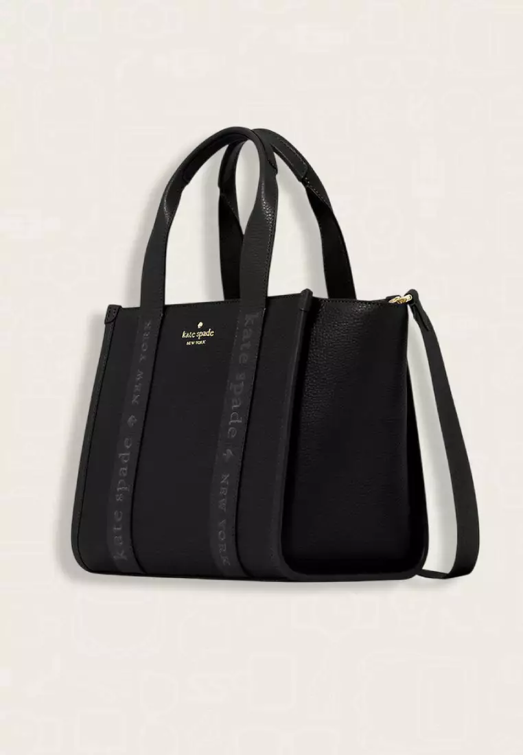 Kate Spade Kip Leather Small Tote Black