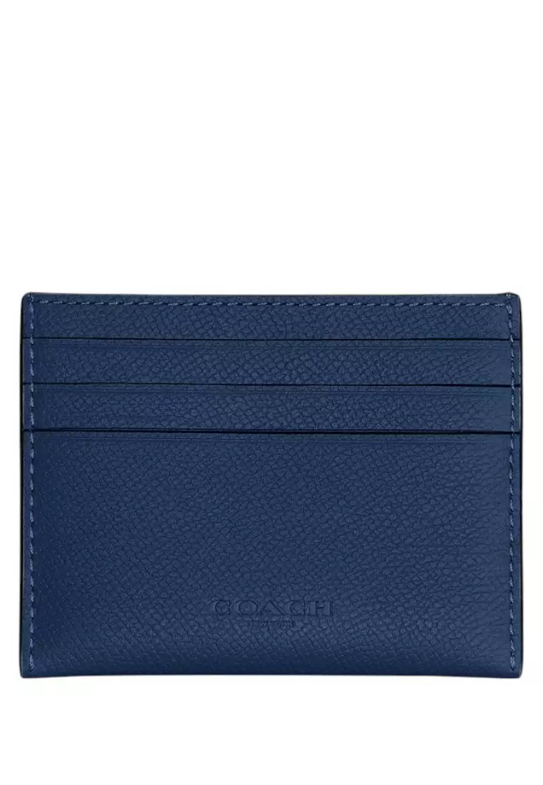 Mens Card Case - Deep Blue