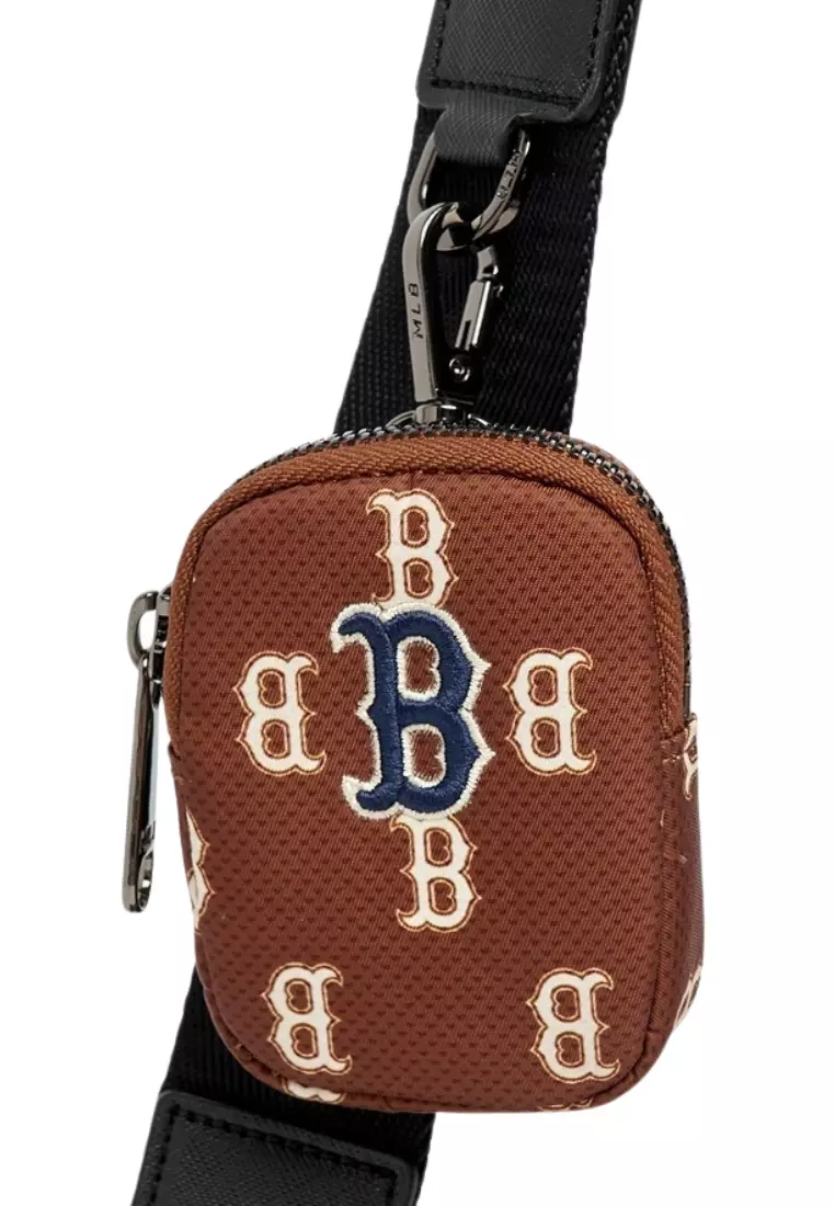 Monogram Mini Cross Bag - Boston Brown