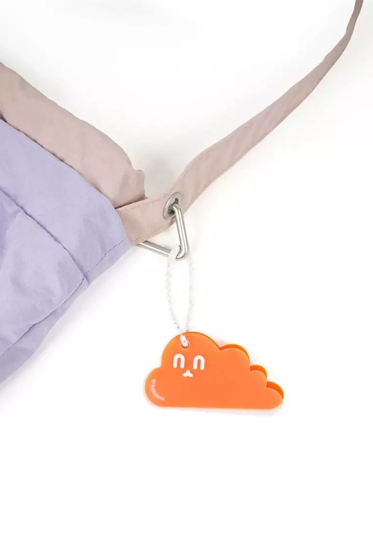 Hellolulu Noor Reversible Shoulder Bag (Hebe Purple/Candy Pink)
