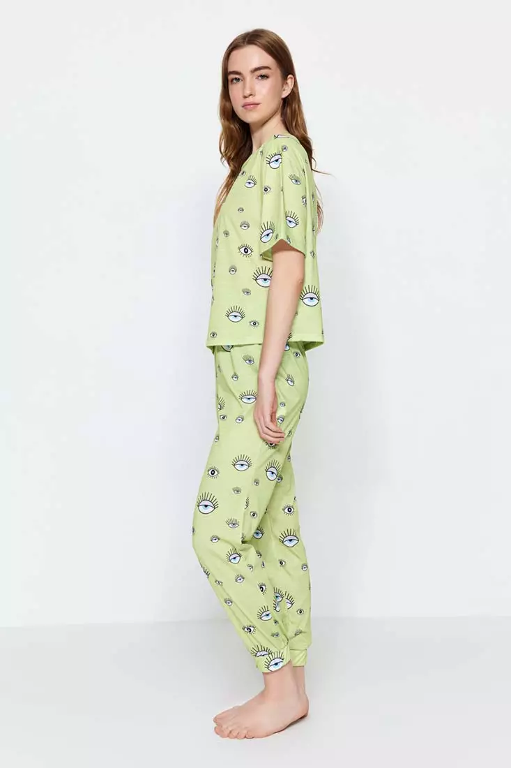 Buy Trendyol Graphic Pyjama Set 2024 Online Zalora Philippines