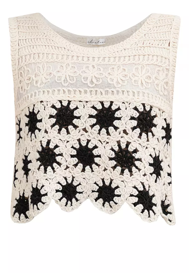 Cropped Crochet Top