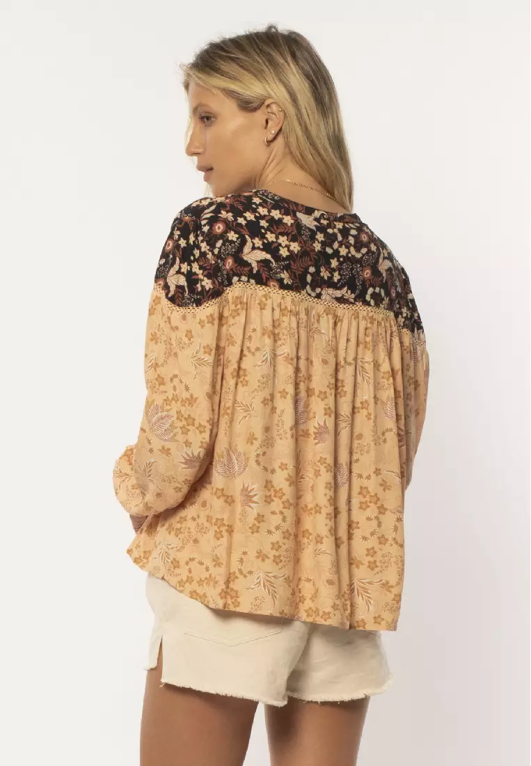 TIGGS L/S WVN TOP-CFC