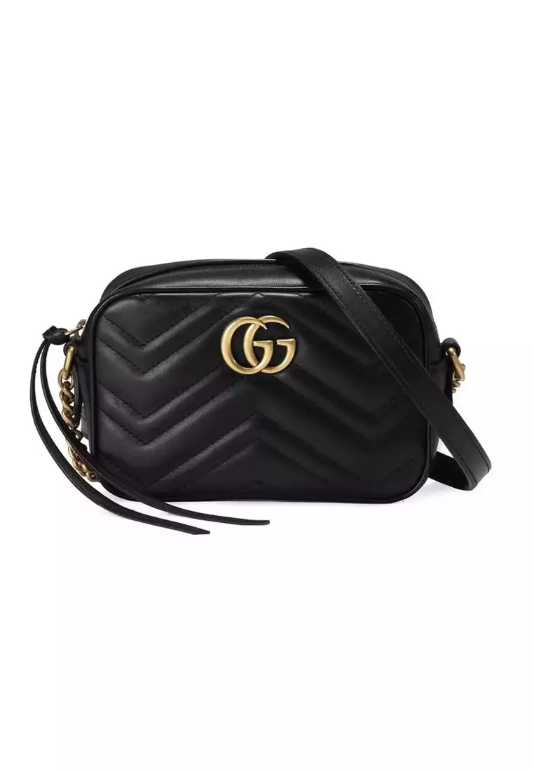 Buy Gucci Gucci Black Leather Crossbody Bag 2023 Online ZALORA Singapore