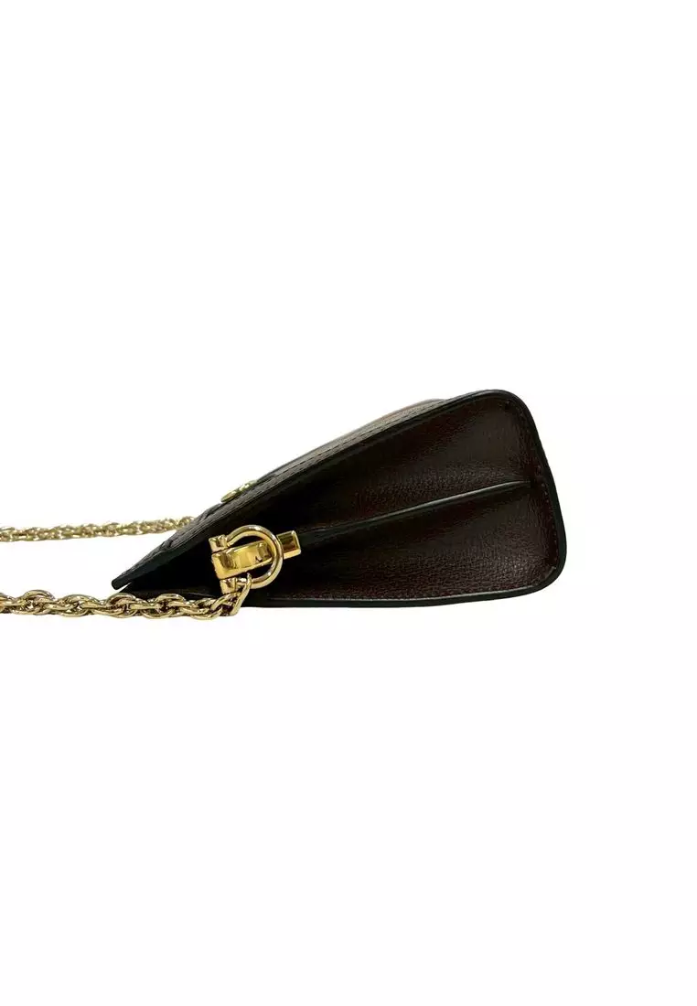 Pre-Loved Gucci Small Gg Supreme Web Ophidia Chain Crossbody