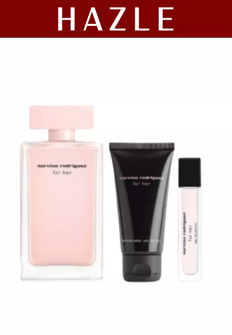 [Gift Set] For Her Woman EDP 100 ml + Body Lotion 50 ml + Travel Spray 10 ml