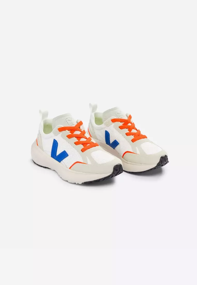 Canary Elastic Laces Alveomesh White Indigo Sneakers