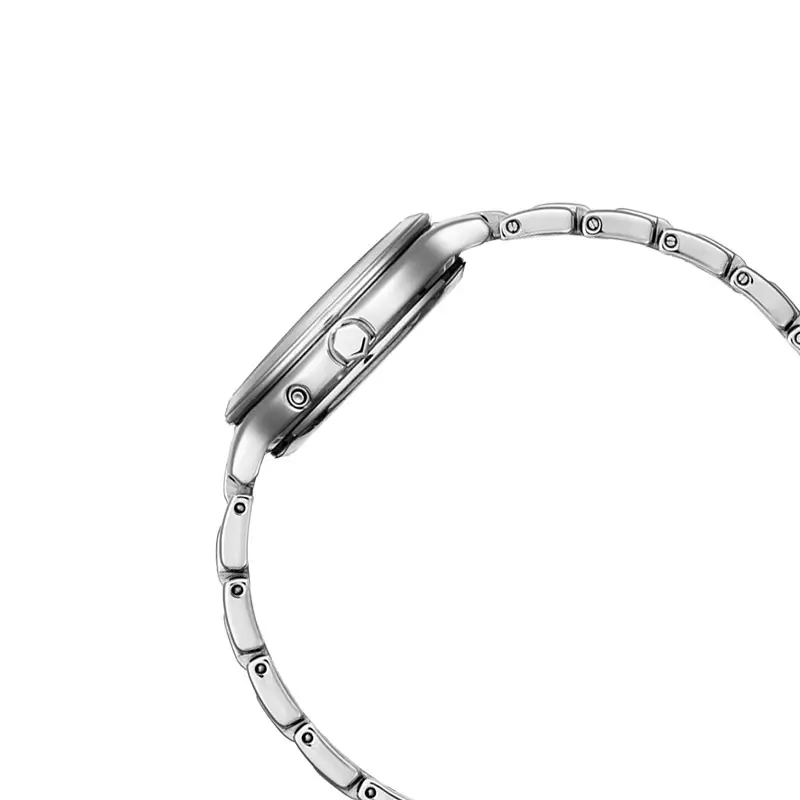 Jam Tangan Wanita Citizen Eco-Drive EC1170-85D Mother Of Pearl Dial Stainless Steel Strap