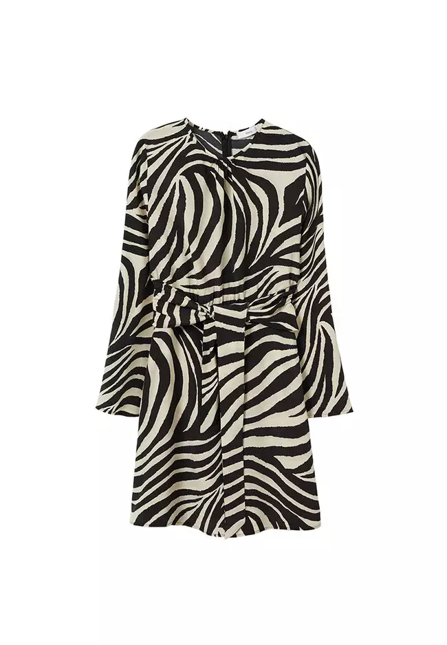 Buy Mango Animal Print Dress 2024 Online ZALORA