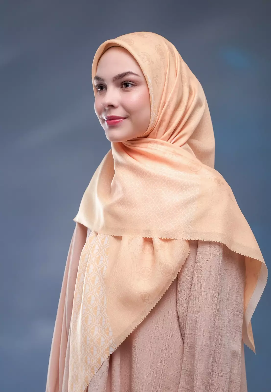 Noreen Printed Scarf | Hijab Kerudung Segi Empat Motif