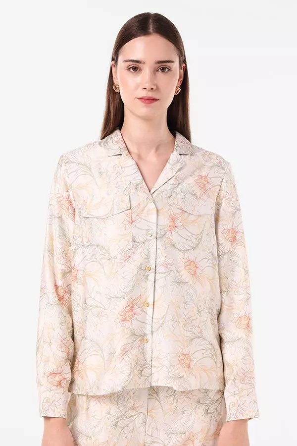 Minimal Noelle Blouse Yellow Light Colour Yellow_Light