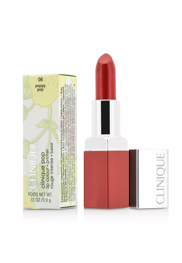 Discount on Clinique  shoes - SKU: Clinique - Clinique Pop Lip Colour + Primer - # 06 Poppy Pop 3.9g/0.13oz