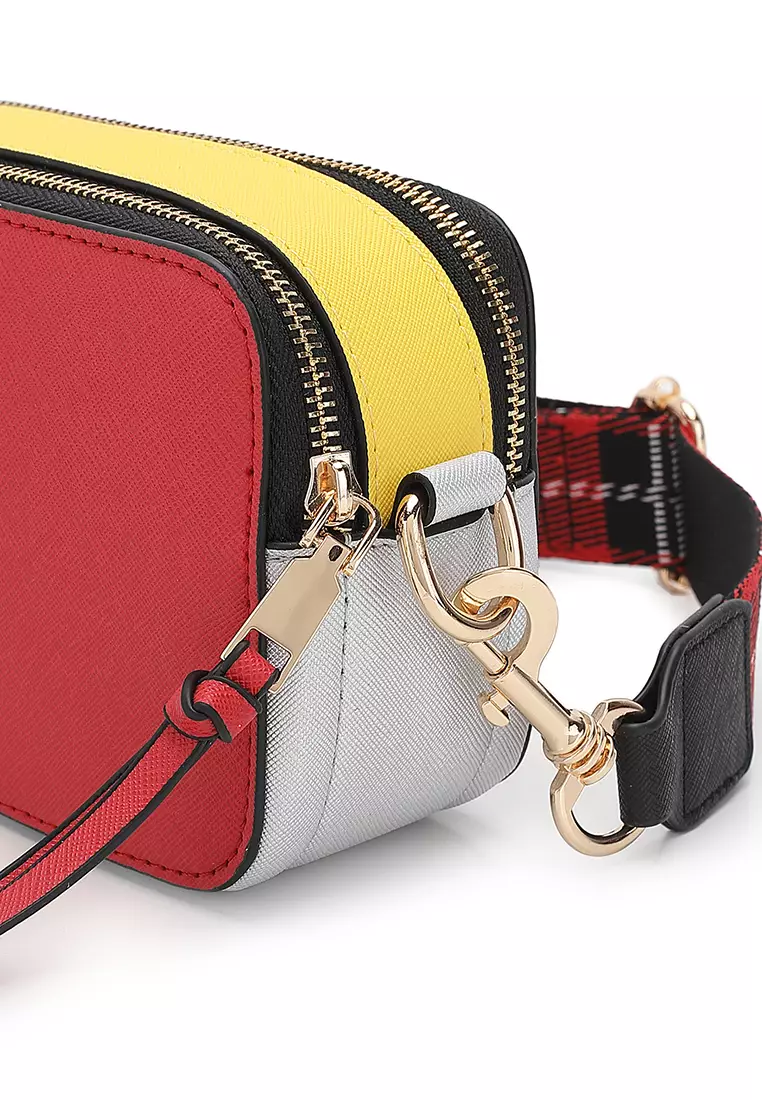 Women's Top Handle Bag / Sling Bag / Crossbody Bag / Shoulder Bag (Tas Tangan Wanita / Tas Selempang Wanita / Tas Bahu Wanita) - Merah