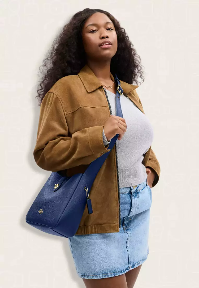 Coach Hadley Convertible Crossbody Bag Deep Blue