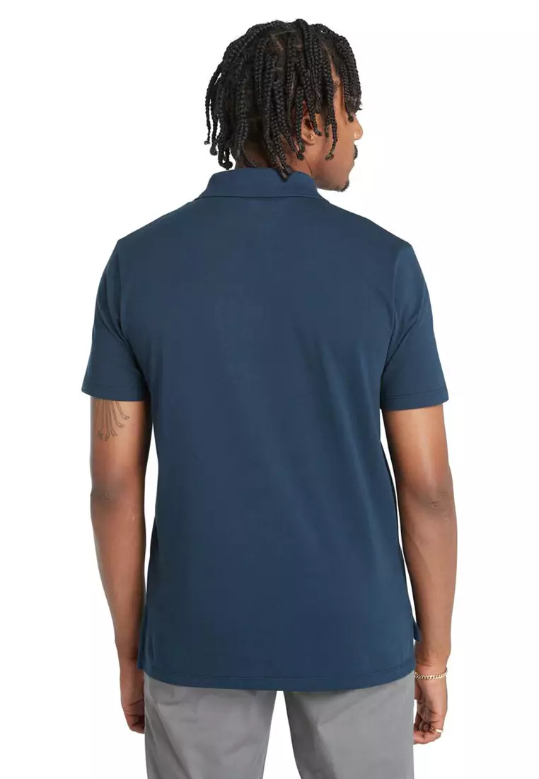 Men's Chest Pocket Jersey Polo Shirt