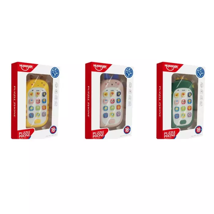 Huanger Fun Cartoon Phone - Mainan Edukasi Suara Telepon Anak Bayi