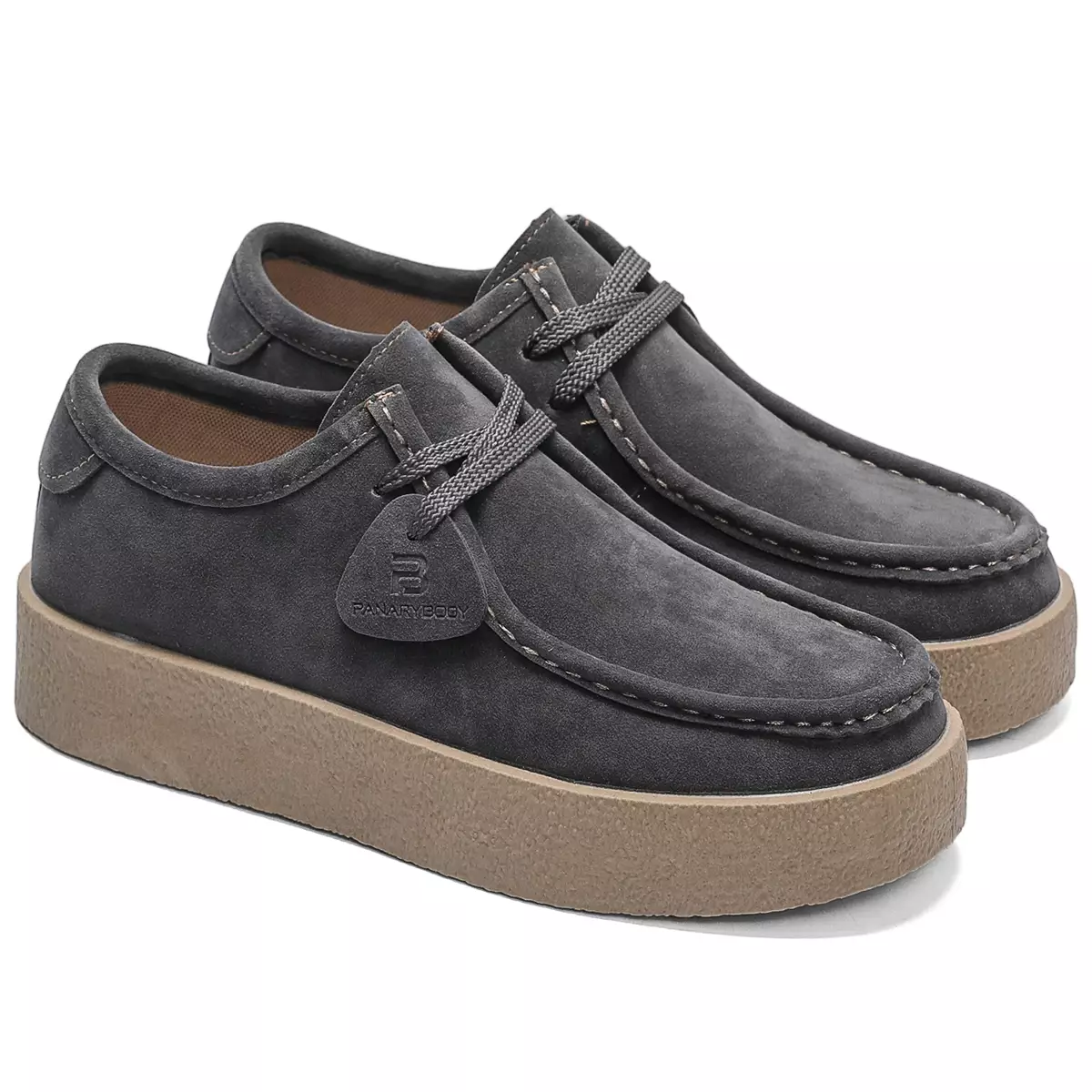 LURAD Sepatu Slip On Pria Kerja Kasual PU Suede QNK802