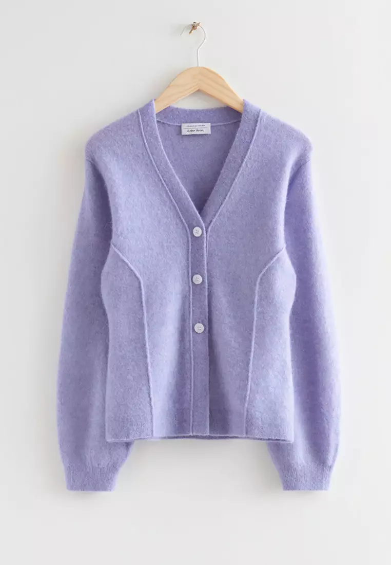 Fitted Wool Cardigan