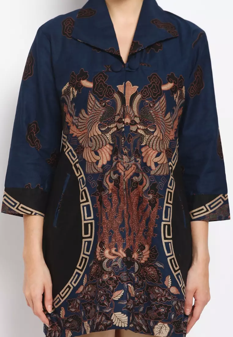 Tunik Batik Blue Mega