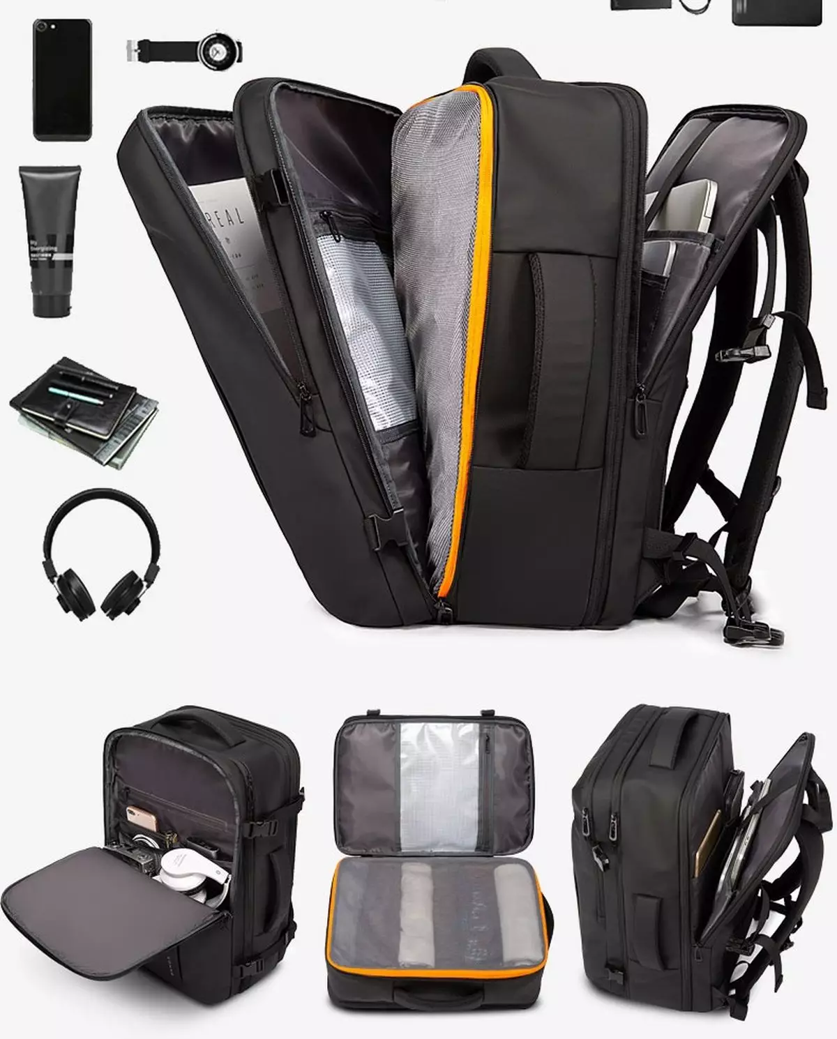 Bange BG1909 Tas Ransel Laptop Backpack Bag Expandable 35L 15.6 Inch