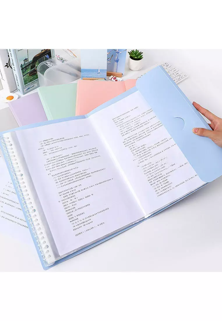 A3 Document Organizer 23×32.5cm 20 Pages - Pink