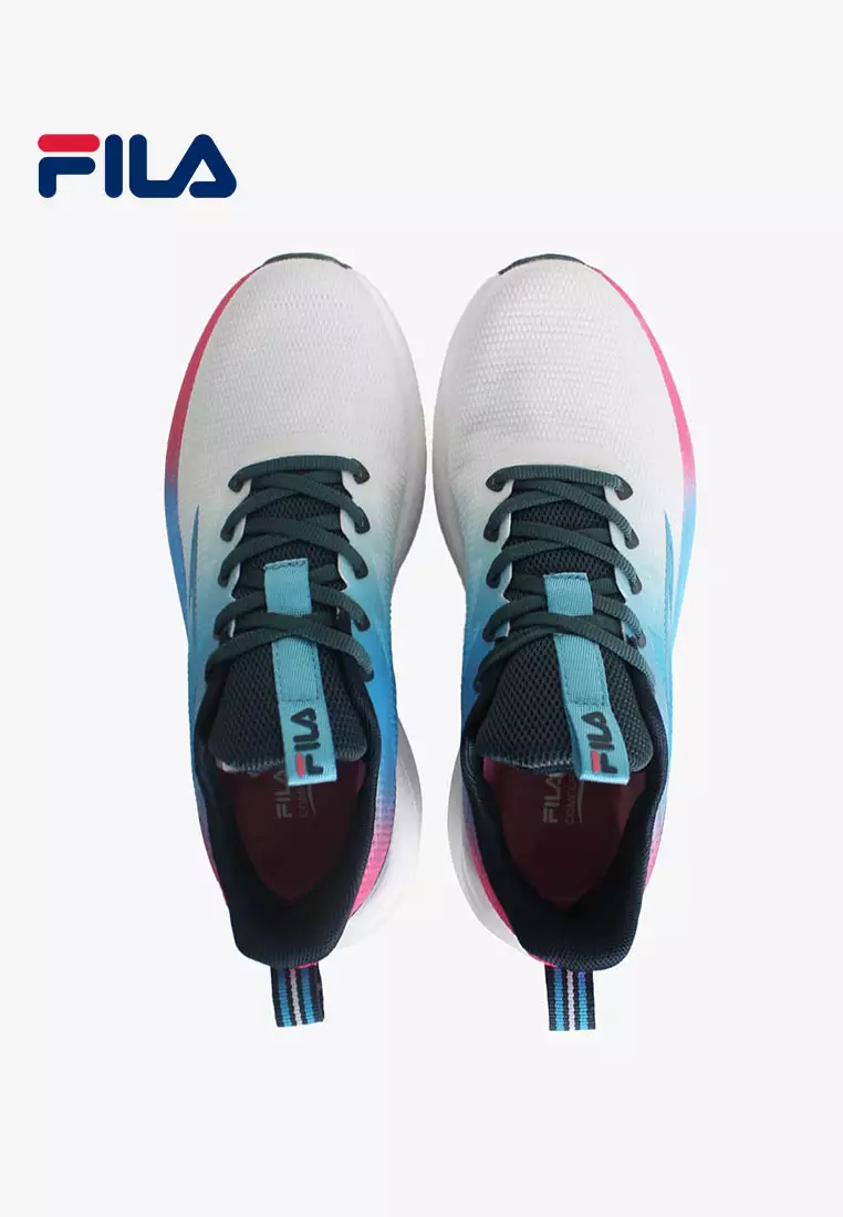 Womens XLS Chime LS WT/BLU/PNK