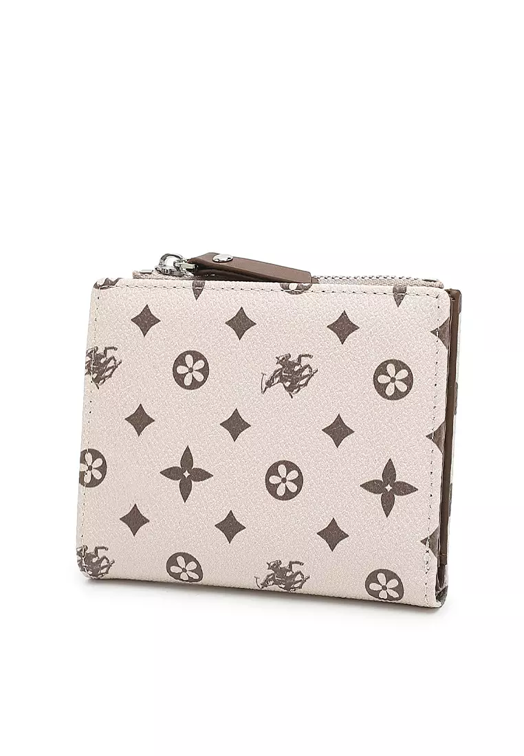 Women's Monogram RFID Blocking Wallet - Brown