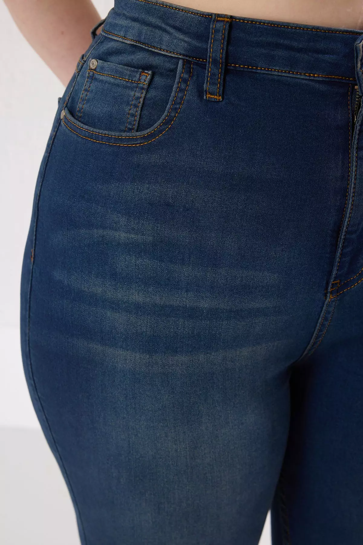 High Waist Stretch Skinny Jeans