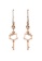 Her Jewellery Kitten Key Hook Earrings (Rose Gold) - Made with premium grade crystals from Austria 1CEDCAC404C94BGS_3