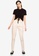 MISSGUIDED black Ribbed Ruched Seam Short Sleeve Crop Top 4EC1DAA5C54E6CGS_3