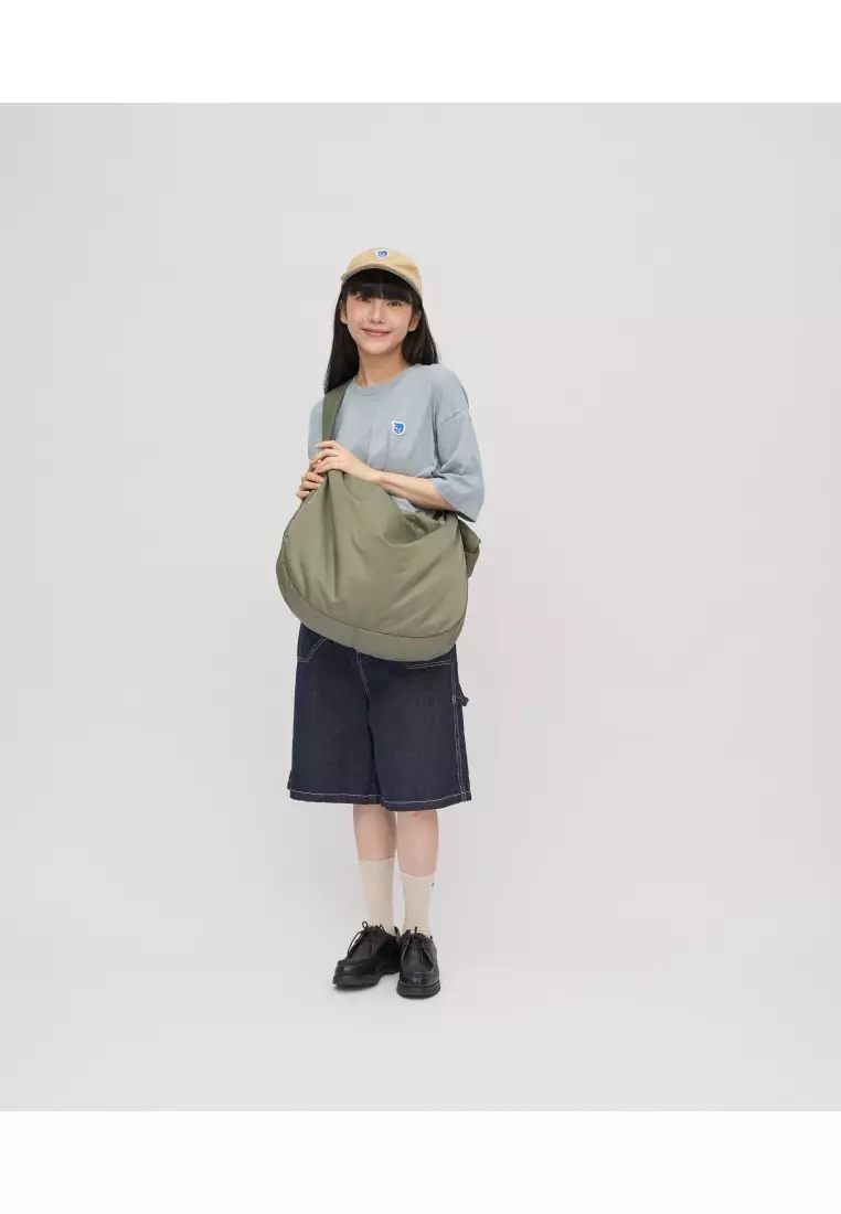Plain-Me Cloud Bag-Olive (L)  Polyester 100%