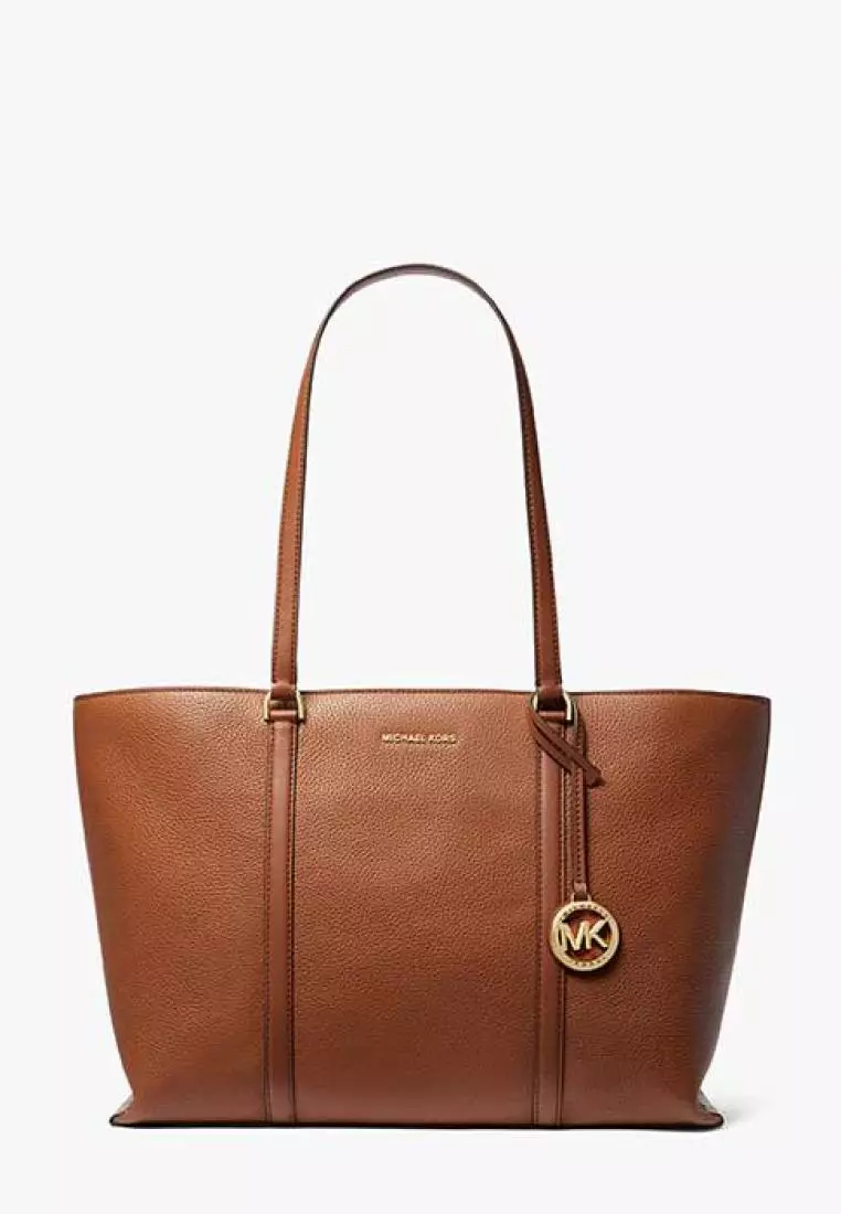 Jual Michael Kors Michael Kors Temple Large Pebbled Leather Tote