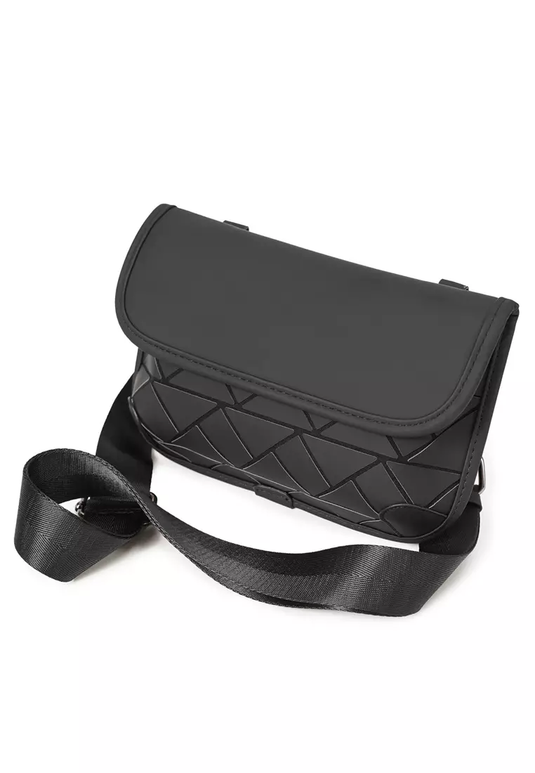 菱形紋理仿皮單肩包 ET20141-7