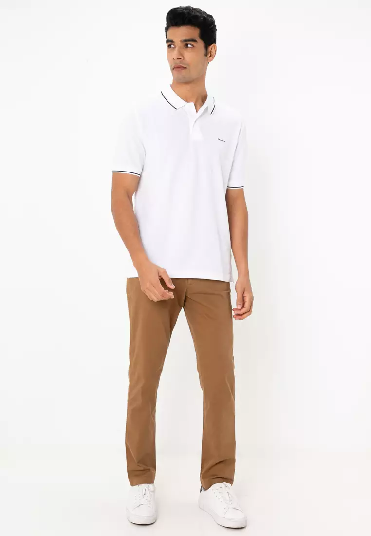 Tipped Piqué Polo Shirt