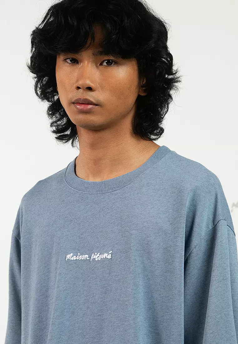 Line Handwriting Oversize T-Shirt
