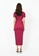 FORCAST pink FORCAST Farah Twist Front Dress AE607AA4380A05GS_5