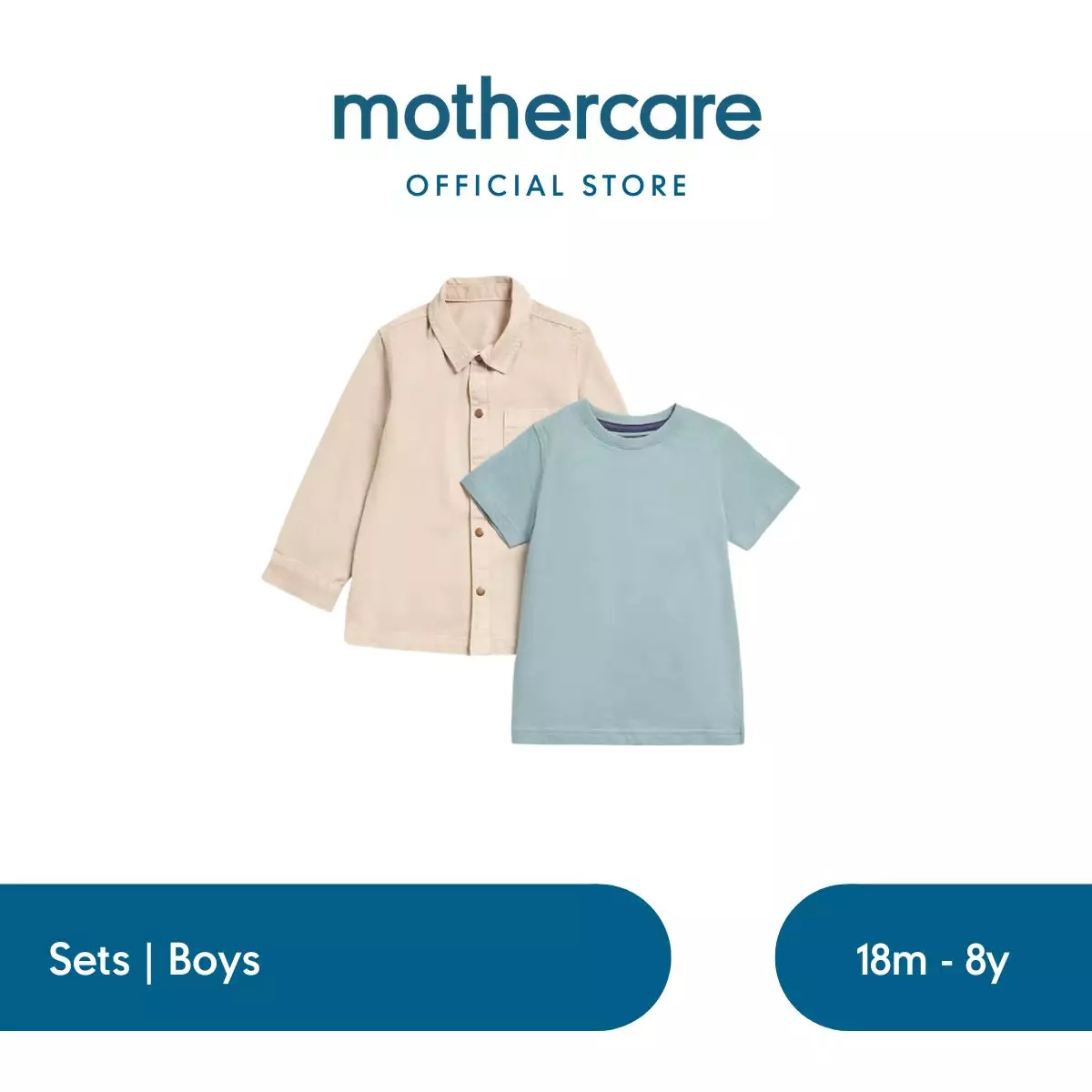 Mothercare Mission Complete Shirt and T-Shirt Set main image 0