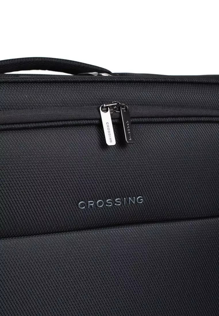 Crossing RECO Recycled Lightweight Soft Case Large Luggage T30 - Black