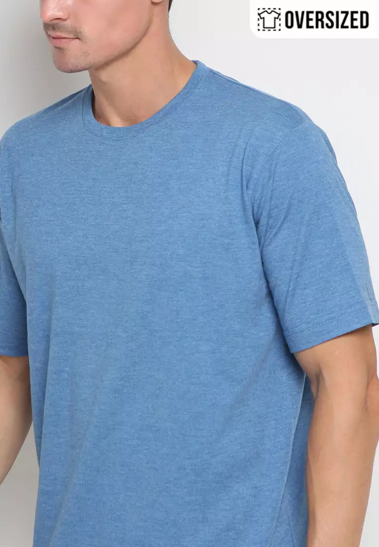 RBJ T-Shirt Cotton Polos Oversized Pria 207090001