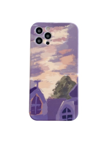Kings Collection purple Oil Paint iPhone 12 Pro Max Case (KCMCL2115) 70E98ACE0A974CGS_1