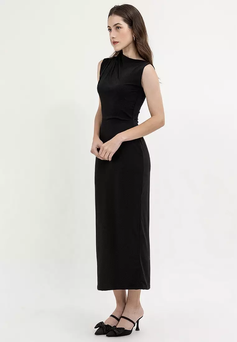 Thalassa Draped Midi Dress