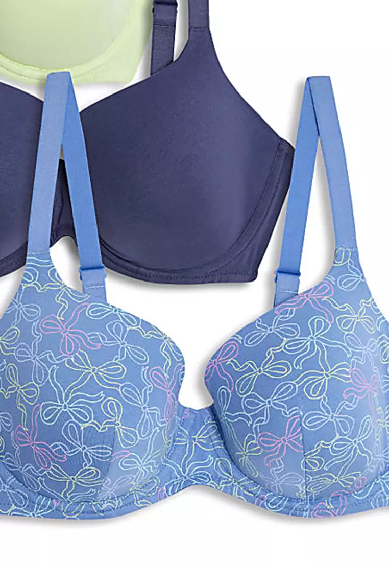 3pk Wired T-Shirt Bras