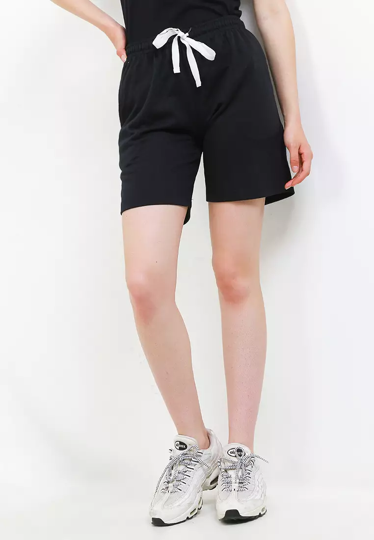 Cotton Well Sweat Short French Terry Celana Pendek Sporty Santai Polos