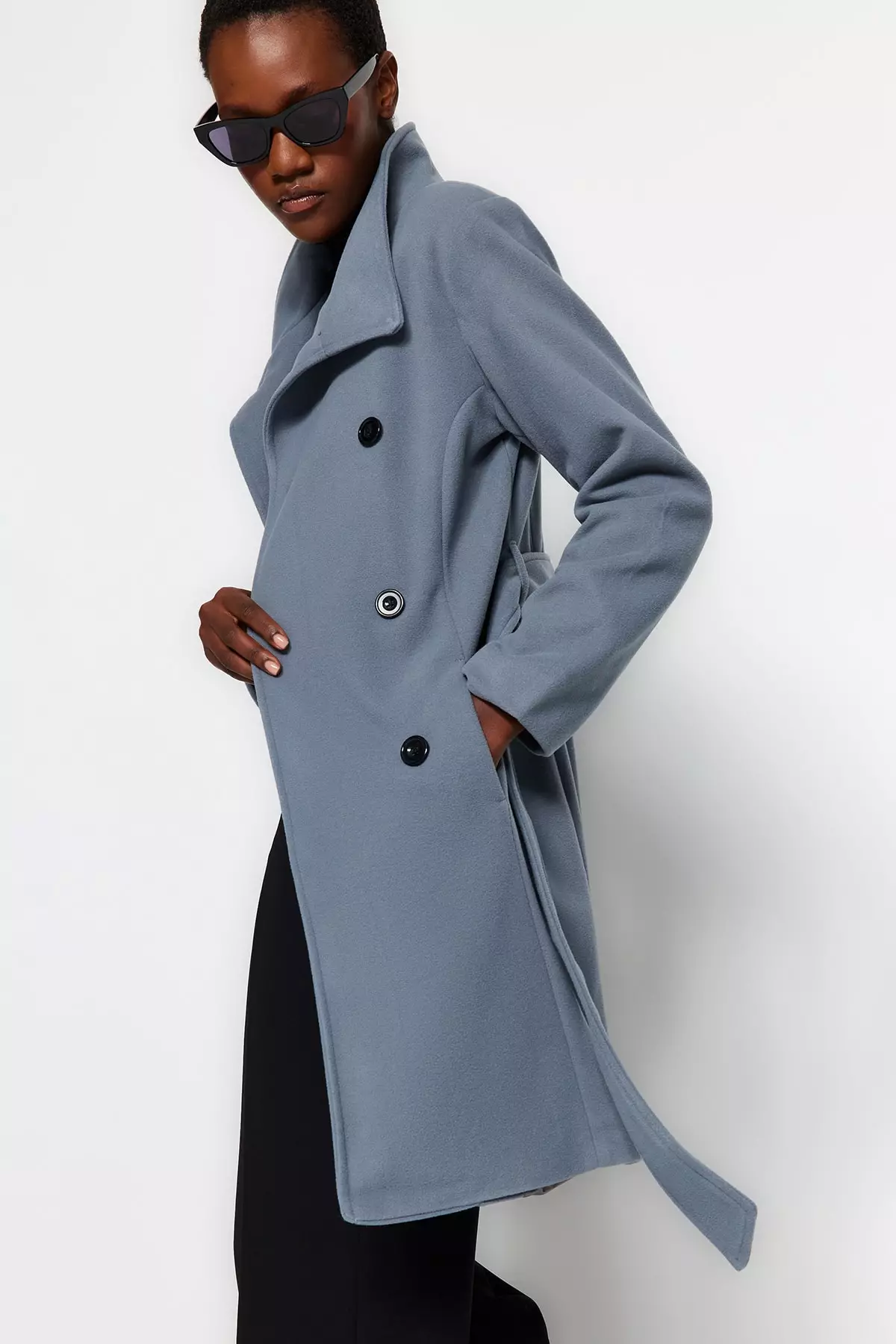 Long tie top coat