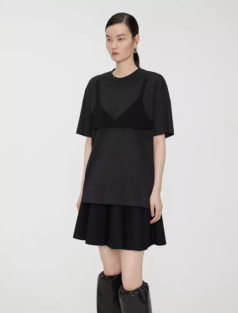 Loose Fit Round Neck Short Sleeve T-Shirt
