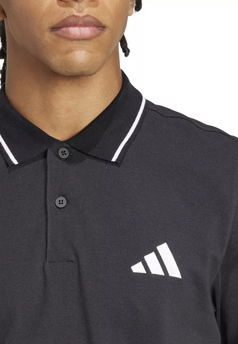 Essentials Small Logo Piqué Polo Shirt