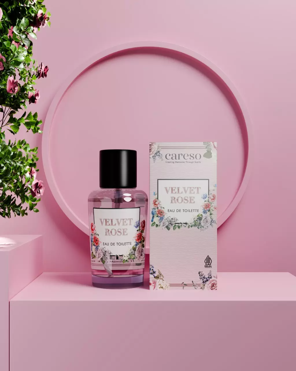 Careso - Eau De Toilette - ⁠Velvet Rose 50ml