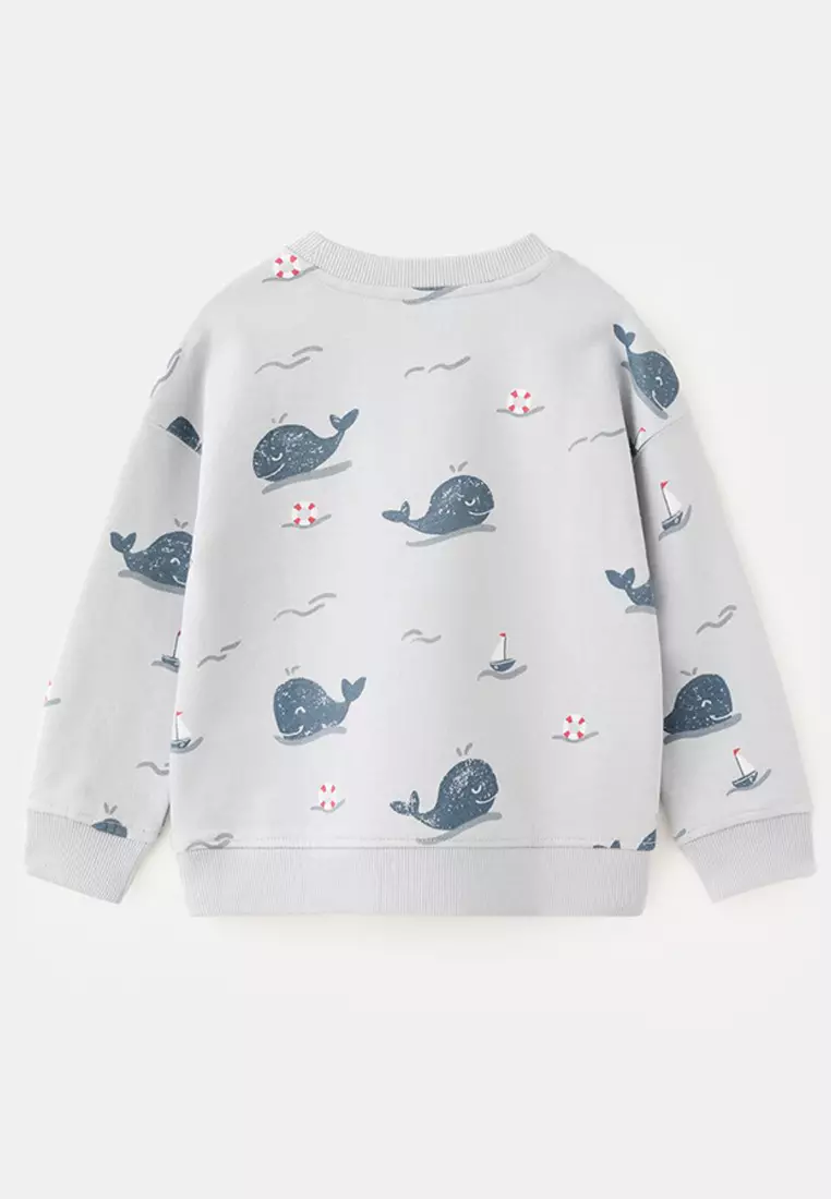Printed Sweatshirt With Pocket