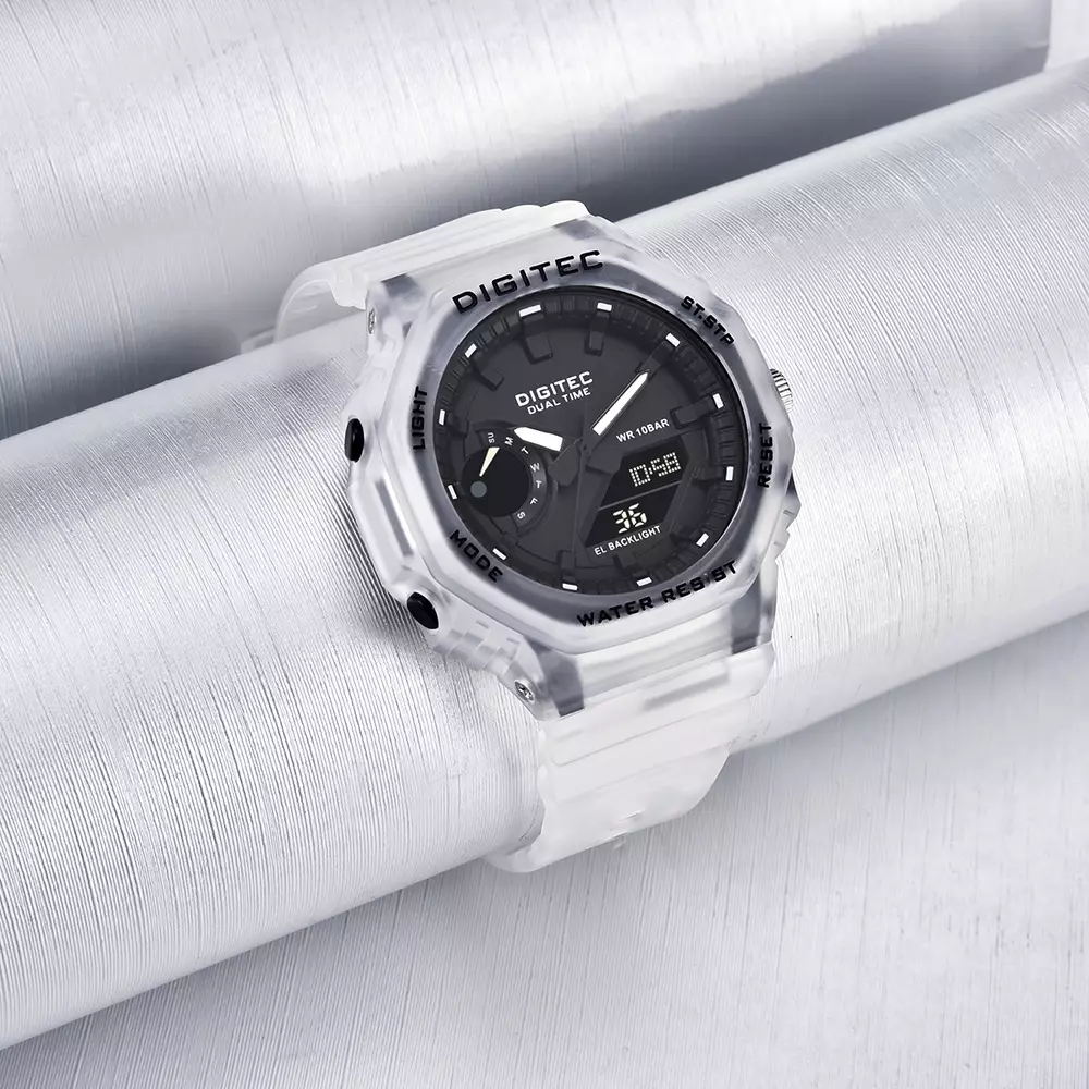 DIGITEC Jam Tangan Analog-Digital Wanita MDA-3119T - WHT4B White